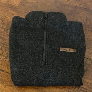 Cinch boys Charcoal 1/2 zip pull over